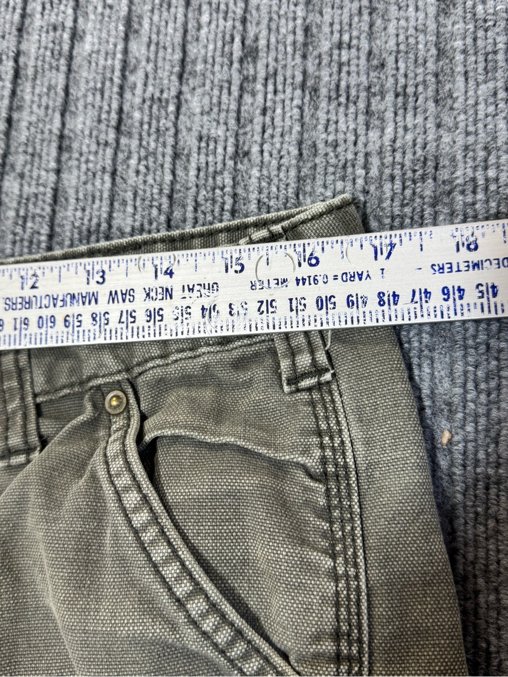 Carhartt double knee slim‎ fit 10R - Picture 4 of 8